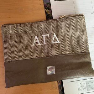 Alpha Gamma Delta Travel Make Up Bag
